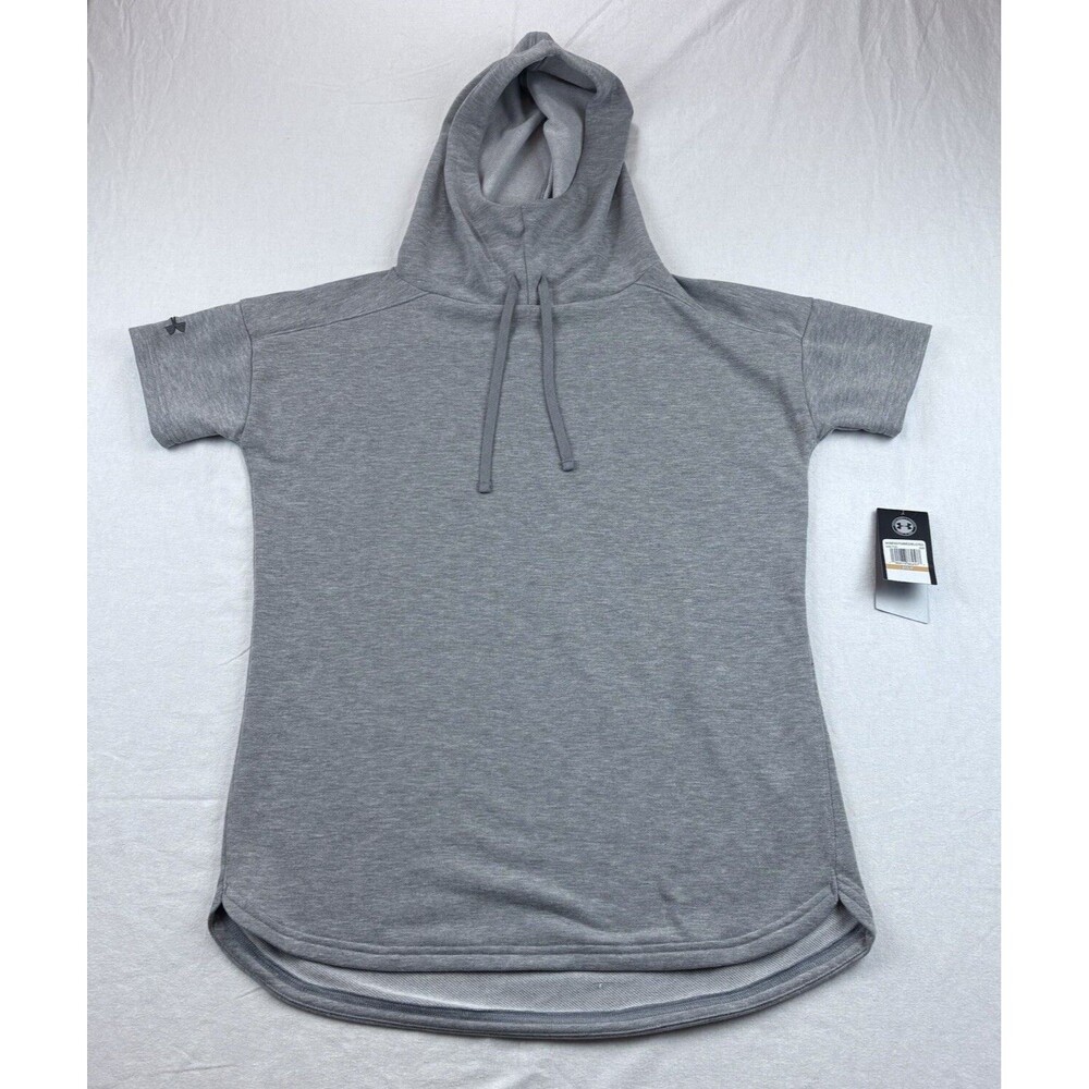 Under Armour Womens Cold Gear Championship Shortsleeve Hoodie Womens S Gray NWT